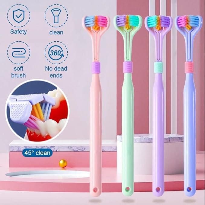 3-Sided Triple Angle Toothbrush Pack of 1